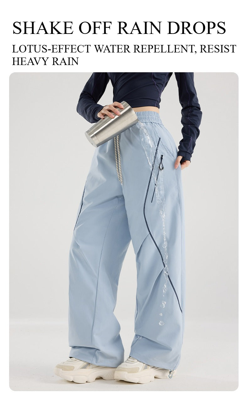 Unisex Detachable Waterproof Fleece‑Lined Outdoor Hiking Pants