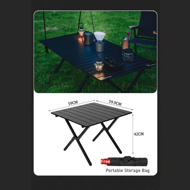 Portable Folding Table - For Camping Outdoor Beach Vendor Catering Use