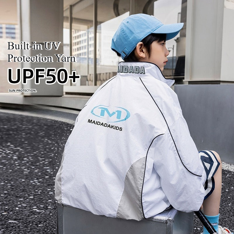 UPF50+ Original Yarn Kids Sun Jacket