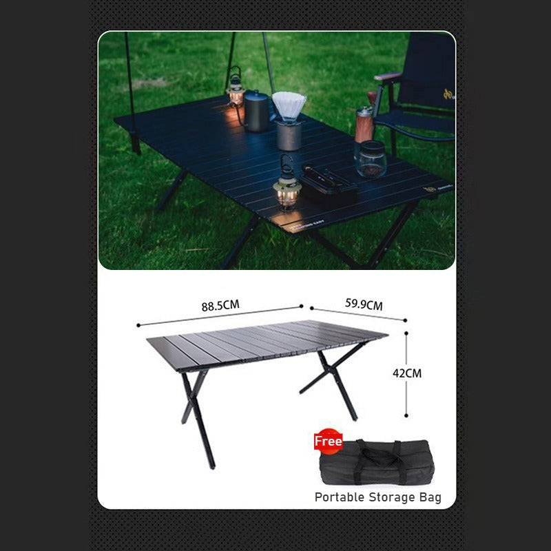 Portable Folding Table - For Camping Outdoor Beach Vendor Catering Use