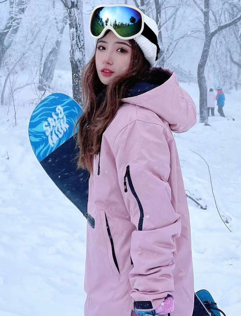 Ski smooth no fog mirror, can card myopia, spherical large field of view ski goggles