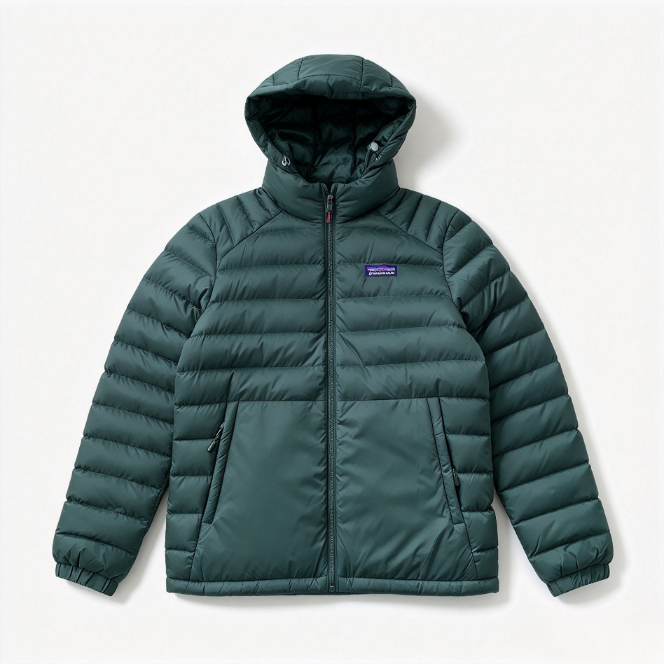 Patagonia Heat-Retent Outdoor Hooded Puffer Jacket