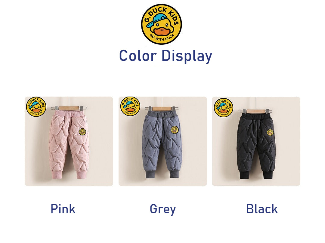 Cartoon shock pants, warm in autumn and winter, can be worn by boys and girls