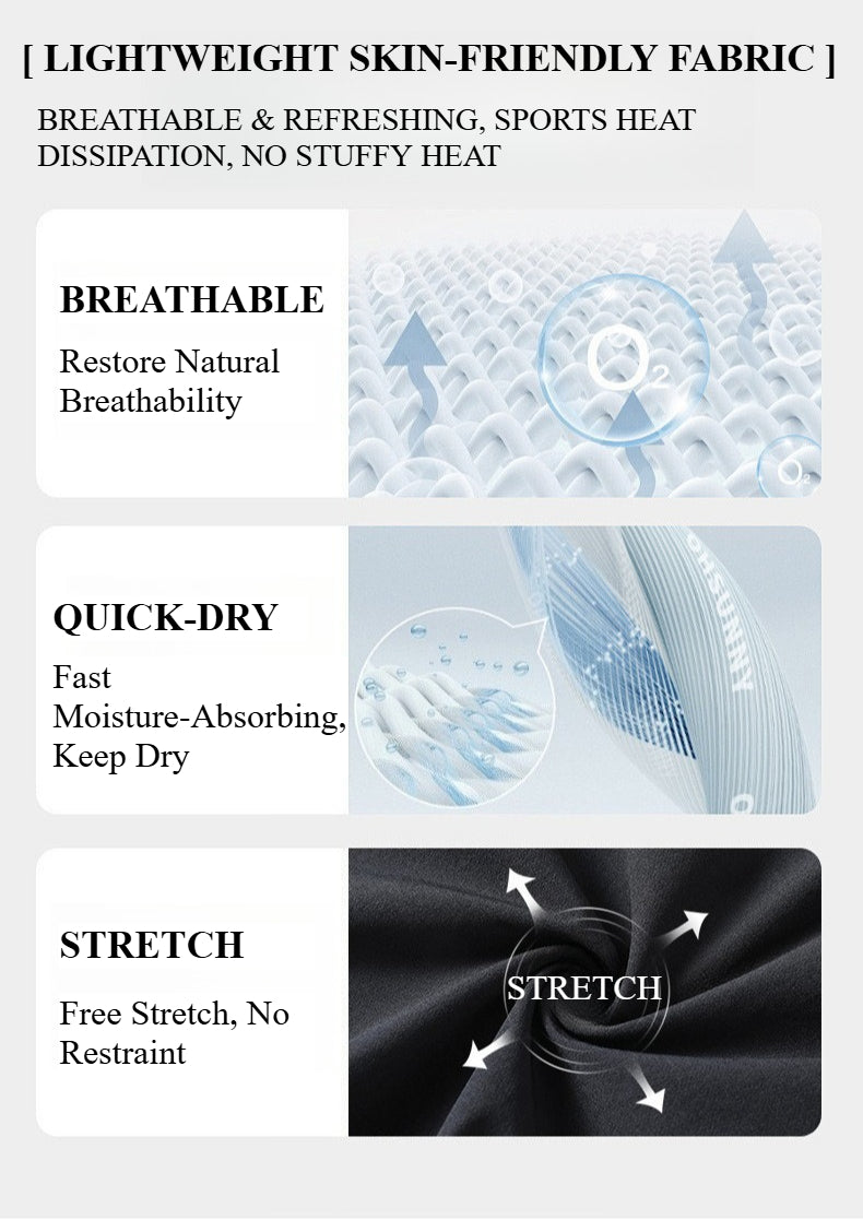 Men's Breathable Stretch Hiking Pants, Comfort Straight‑Leg Outdoor Casual Trousers