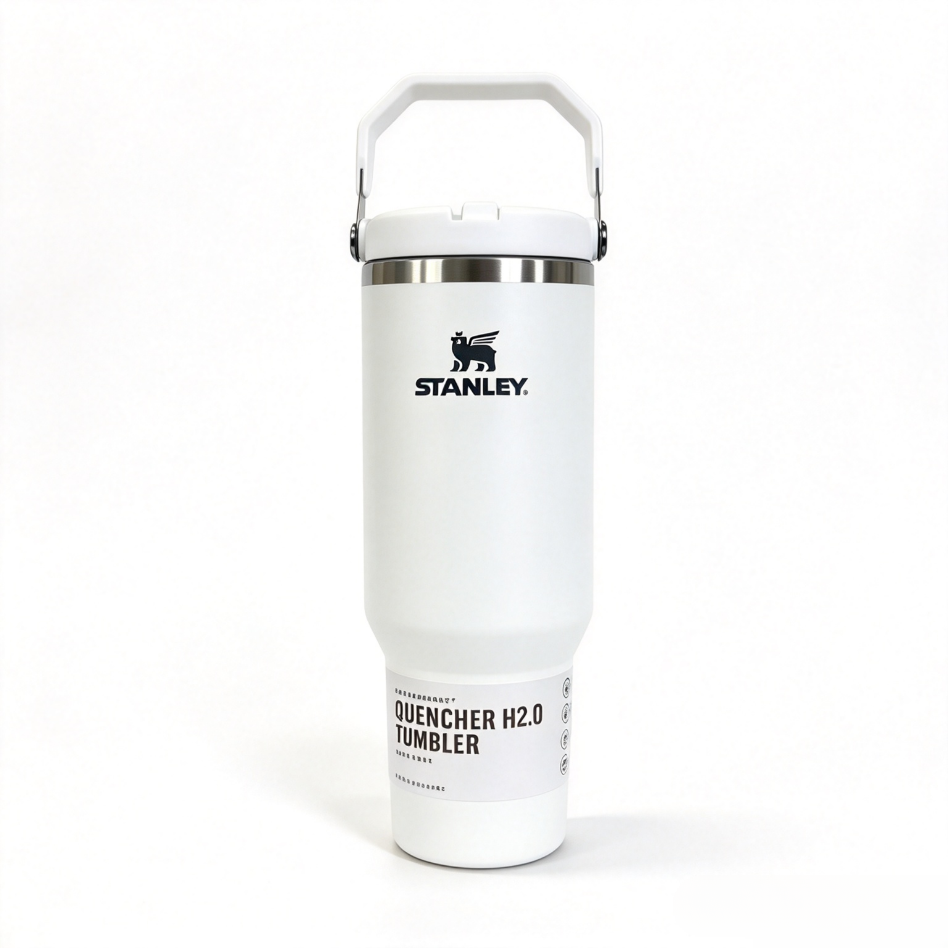 Stanley The Iceflow Flip Straw 2.0 Tumbler Black 40oz