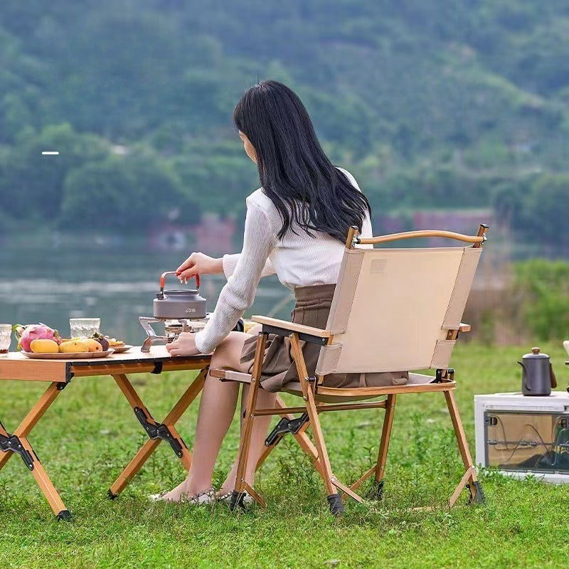 Camping Outdoor Folding Chair - Portable for Beach, Vendor & Catering Needs