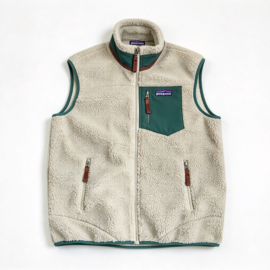 Patagonia Classic Retro-X Stand-Collar Fleece Zip Vest