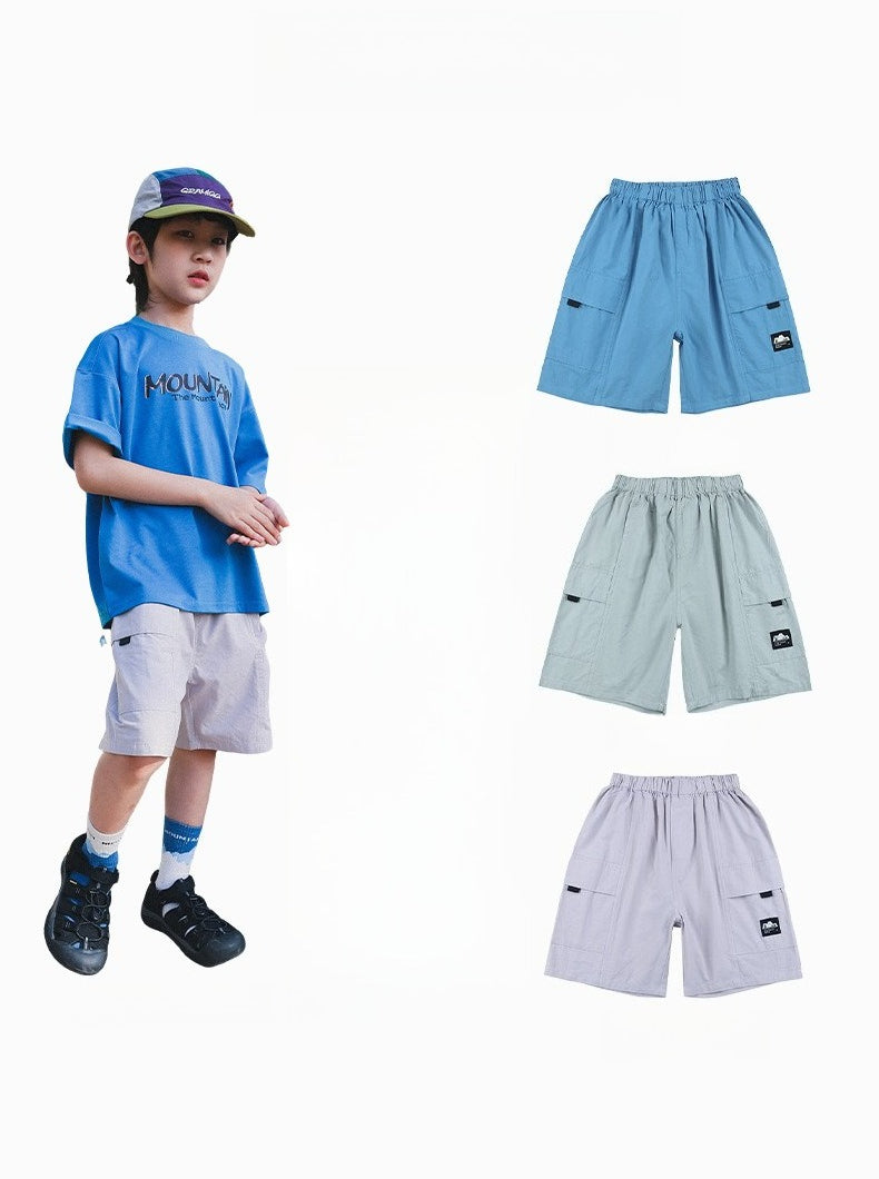 Outdoor-Inspired Style Lightweight Boys' Cargo Shorts