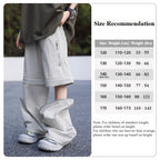 Boys Convertible Zip Off Cargo Quick Dry Outdoor Hiking Pants