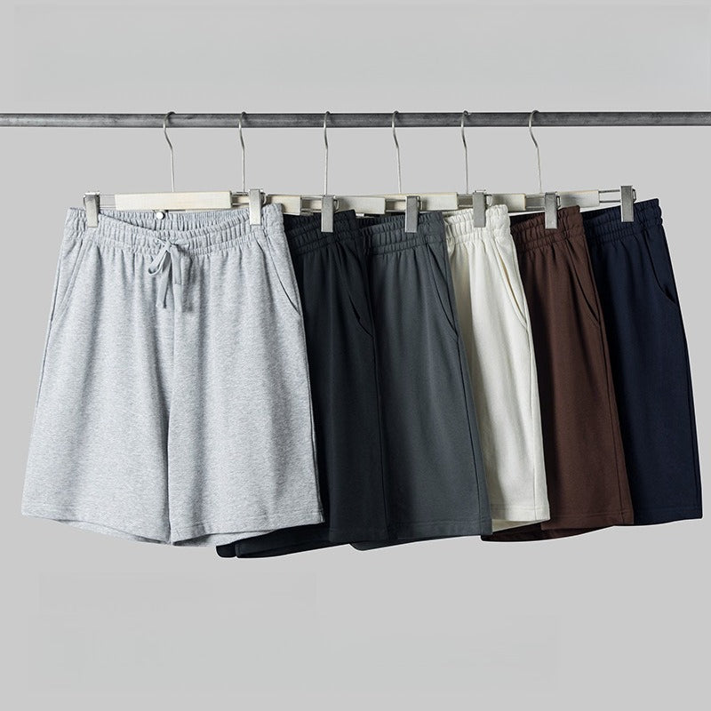 Men's Lightweight Cotton 5 Inch Loose Breathable Summer Lounge Shorts