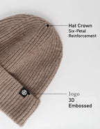 Pure wool warm ear protection hat winter windproof ski pullover hat