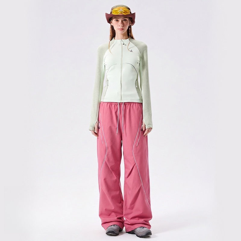 Unisex Detachable Waterproof Fleece‑Lined Outdoor Hiking Pants