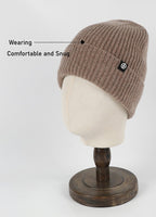 Pure wool warm ear protection hat winter windproof ski pullover hat