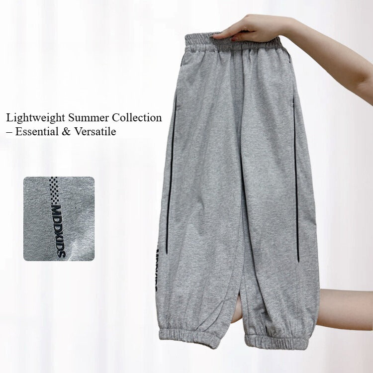 Boys' Summer Lightweight Casual Long Pants