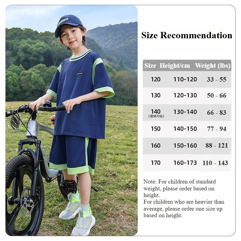 Boys Cool Touch Quick Dry 2Pcs Summer Set