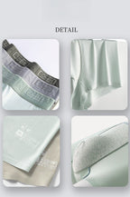 Men's Lenzing Modal underwear 7A pure cotton bacteriostatic crotch, breathable at mid-waist, flat-angle design