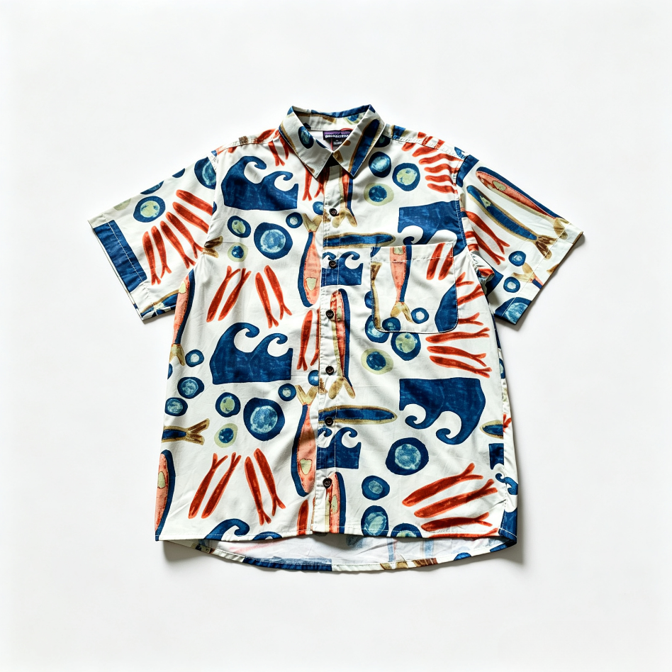 Patagonia Printed Short Sleeve Shirt - Sea Fish