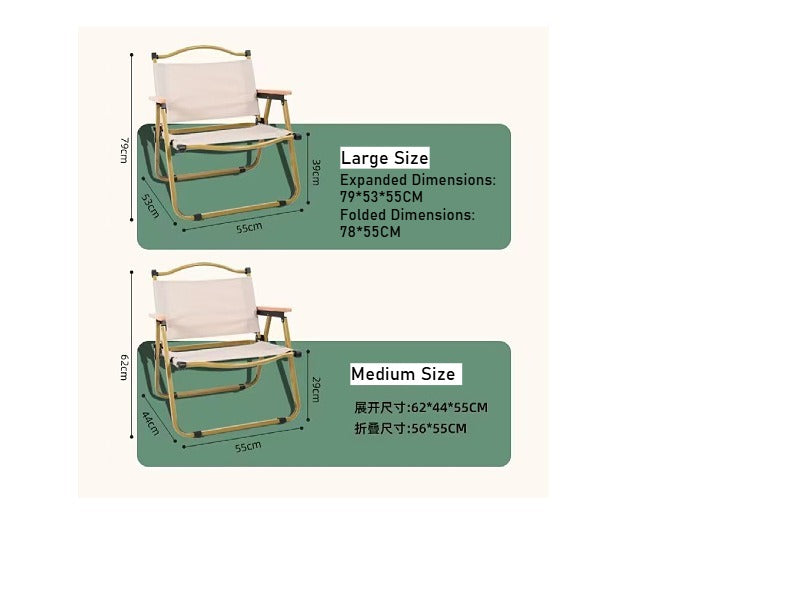 Camping Outdoor Folding Chair - Portable for Beach, Vendor & Catering Needs