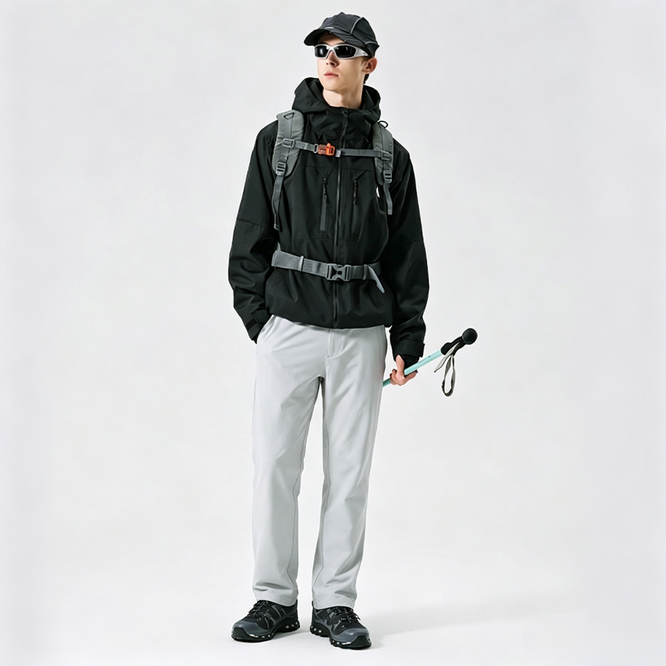 Lightweight Seam‑Sealed Waterproof Stretch Hiking Pants for Men Women