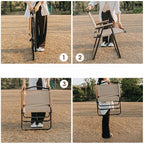 Camping Outdoor Folding Chair - Portable for Beach, Vendor & Catering Needs