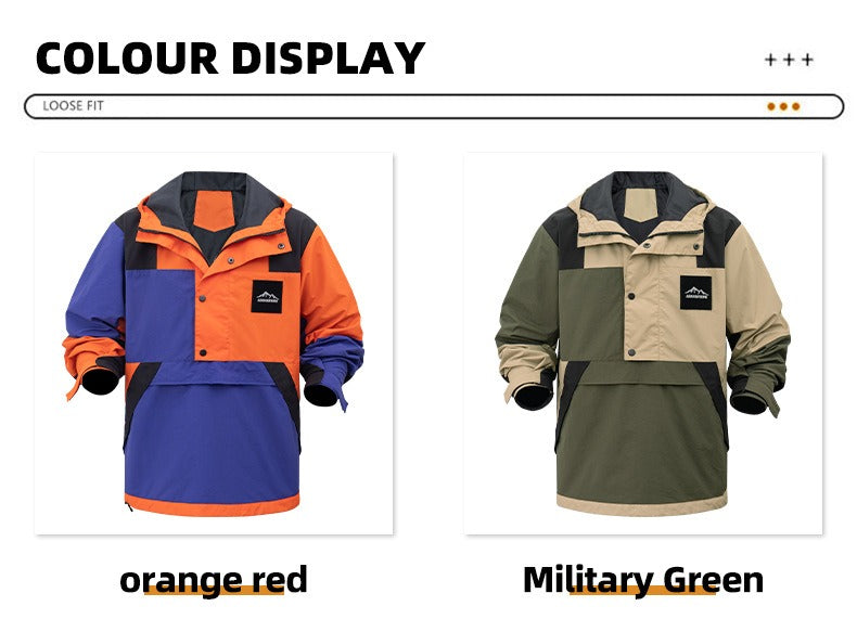 Spring and Autumn Men's Jacket: Windproof and Waterproof Outdoor, Mountaineering Versatile Jacket