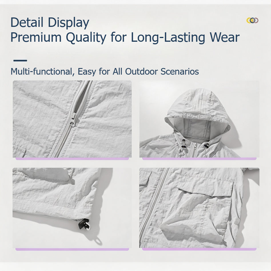 Wenhouu Reflective Insect‑Repellent Sun Protection Jacket