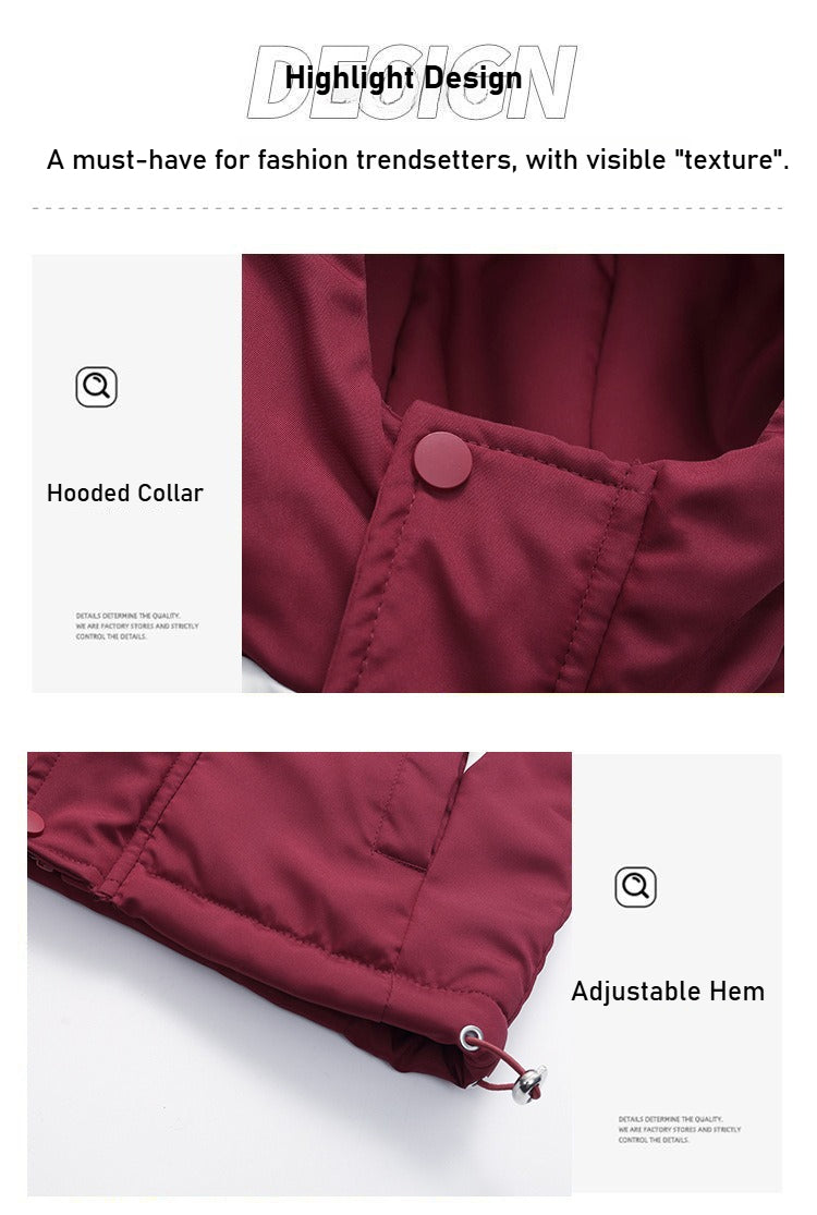 Gduck Unisex Kids' Windbreaker 3-8Y | Waterproof Windproof Fleece Liner | Spring Autumn Winter Outdoor Camping Jacket