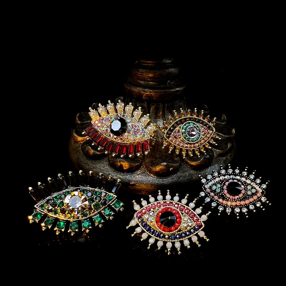 Evil Eye Brooch for Suits and Accessories