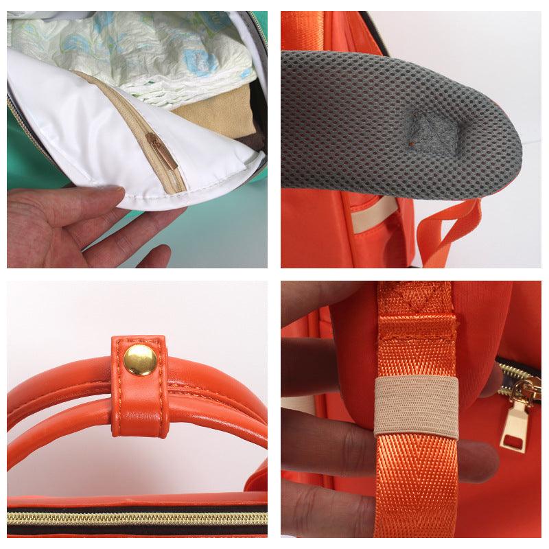 Large capacity mother and baby bag, water-proof double shoulder mommy bag.