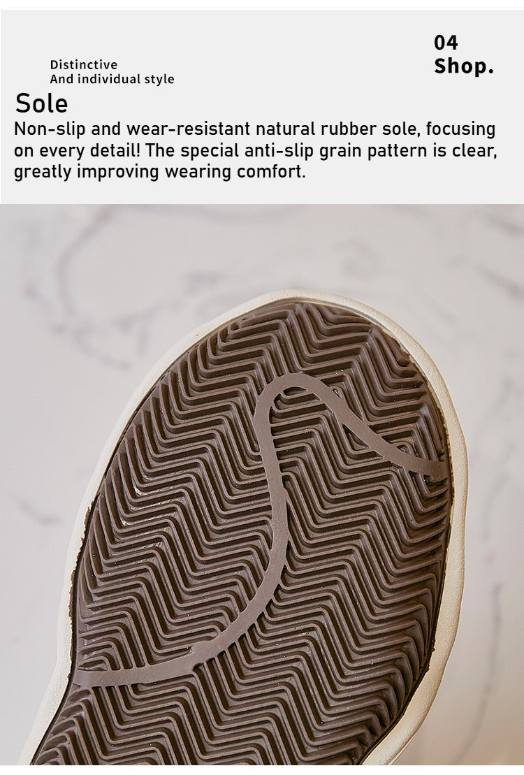 2025 summer new models, shell head dissolving shoes, genuine leather little white shoes, women's versatile casual trendy shoes