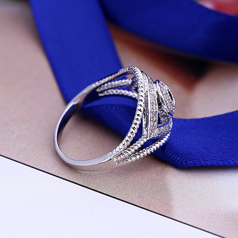 Evil Eye Ring with Micro-pave Zircon Black Diamond Bracelet