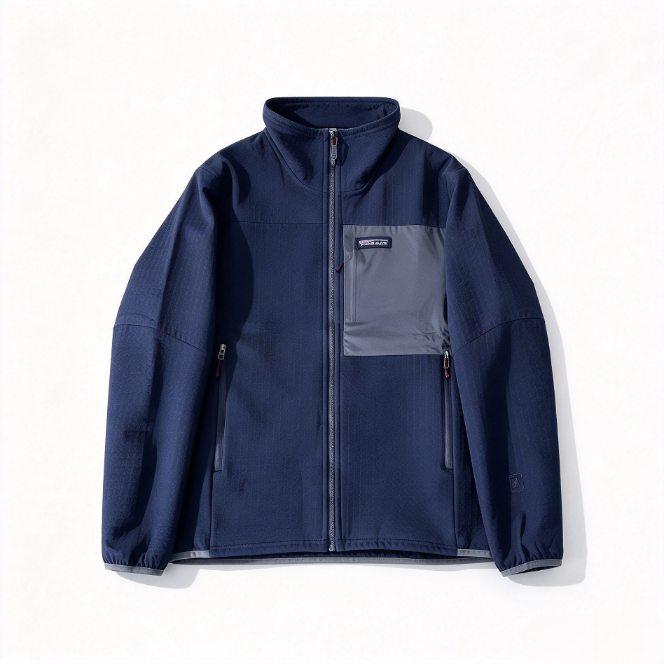 Patagonia R2 TechFace Fleece Softshell Jacket with Stand Collar