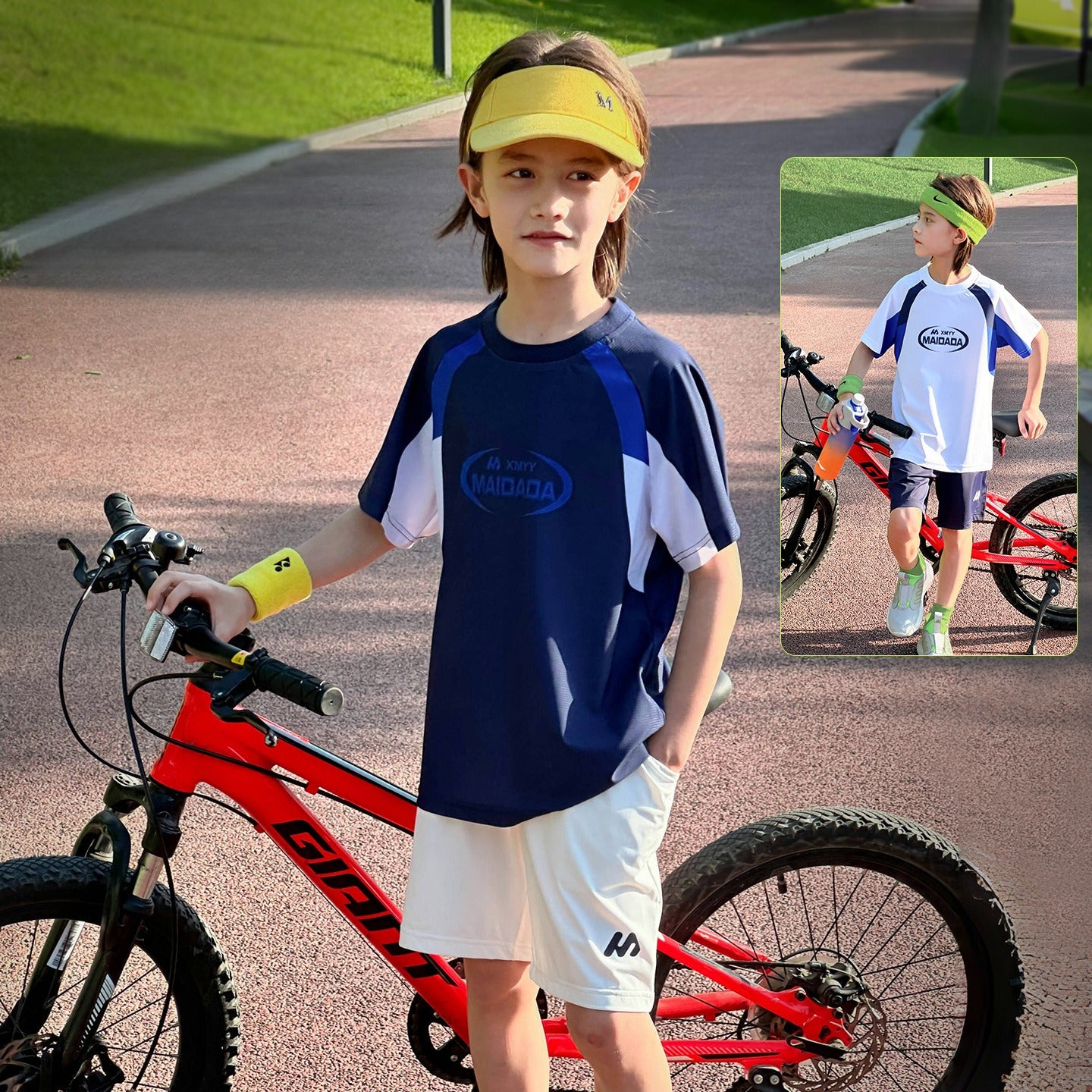 Quick Dry Cooling Kids Cycling Sports Outfit