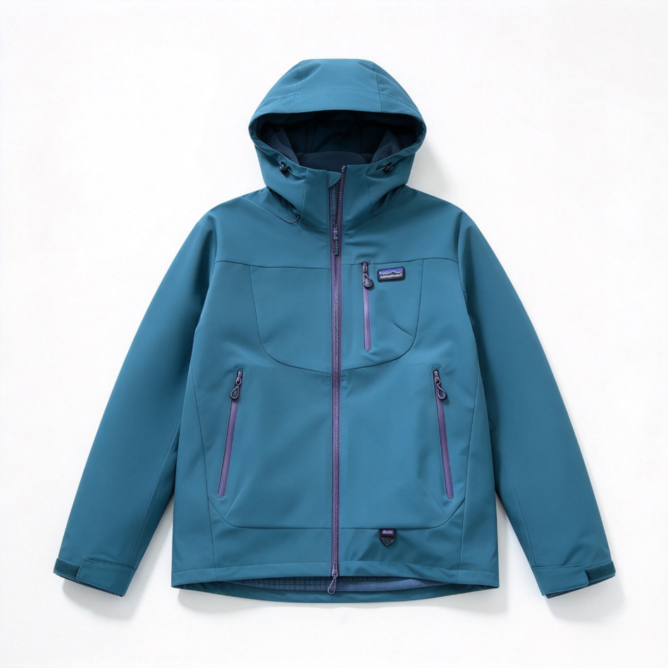 Patagonia 3-in-1 Outdoor Jacket, Removable Fleece Liner Hooded Waterproof Hiking Shell