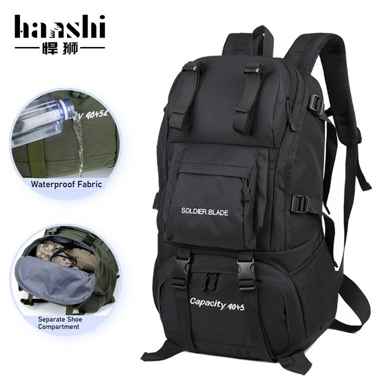 Premium lightweight outdoor backpack, large-capacity travel mountaineering bag