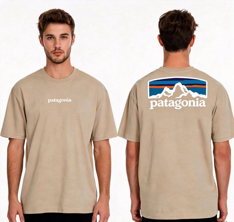 Patagonia Men's P-6 Logo Washed Vintage Short Sleeve T-Shir