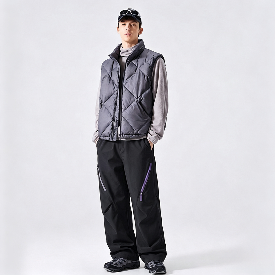 WENHOUU Unisex Warm Fleece‑Lined Hiking Pants, Waterproof Breathable Outdoor Trousers