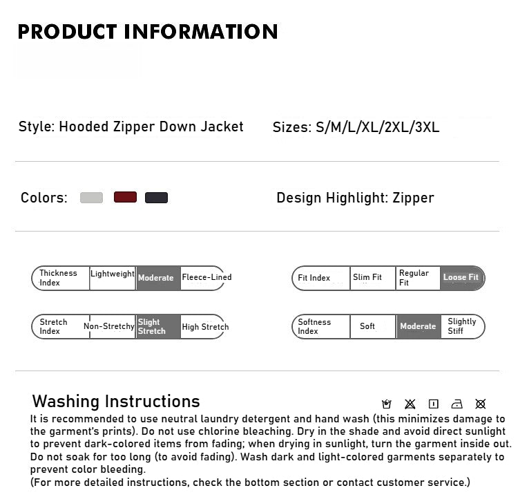 Raccoon Fur Collar Workwear Down Jacket - Unisex Couples' Winter New Stylish Warm Windproof