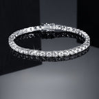 Round Cut Cubic Zirconia Tennis Bracelet