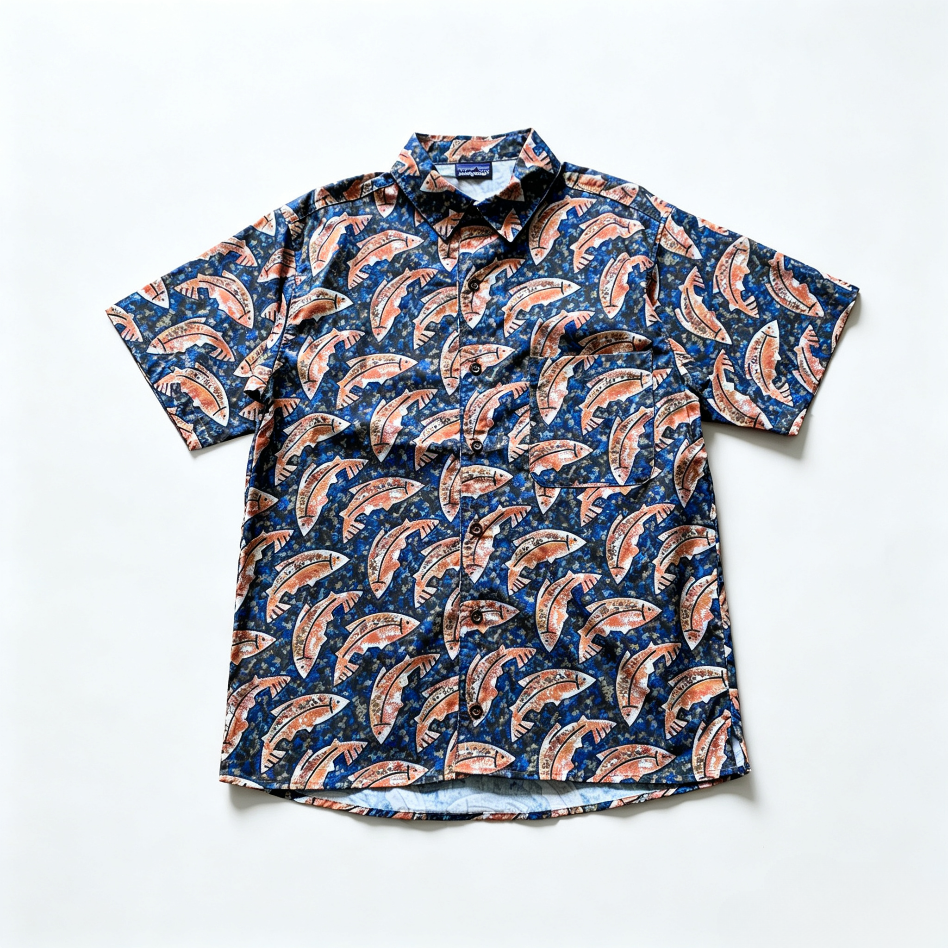Patagonia Printed Short Sleeve Shirt - Sea Fish