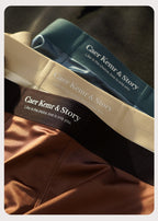 Cool feeling ice silk summer thin men's underwear large size boxer underwear men's