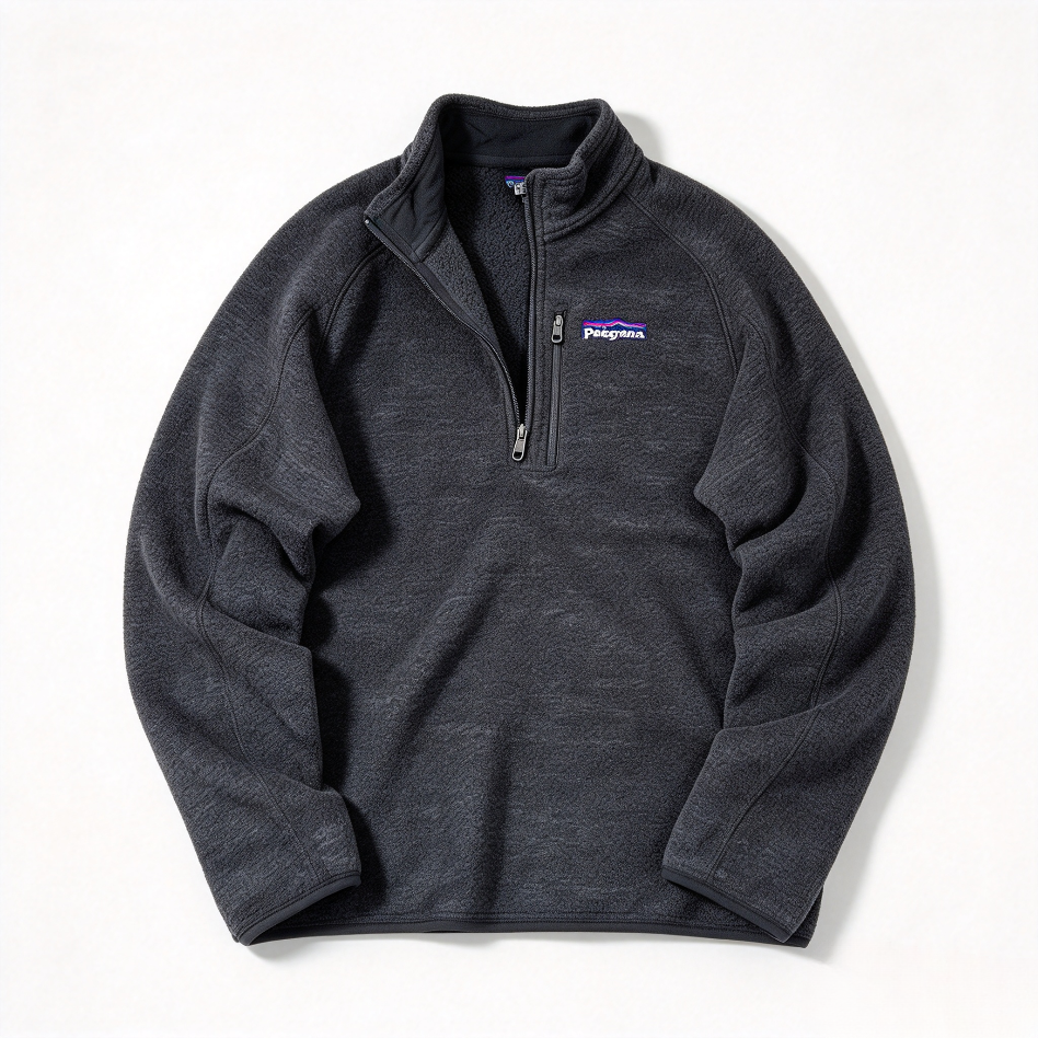 Patagonia Men's Better Sweater 1/4 Zip Fleece Pullover, Warm Knit Quarter-Zip Outdoor Sweater