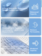 Spring and Autumn children's three-in-one jacket, windproof and waterproof two-piece set for boys and girls, children's outdoor warm jacket