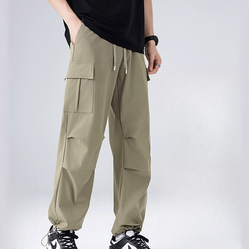 Unisex Windproof Waterproof Scratch‑Resistant Straight‑Leg Outdoor Cargo Pants
