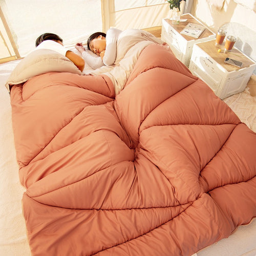 Adult Thickened Sleeping Bag - Outdoor Camping Travel Office Portable Cold-Resistant