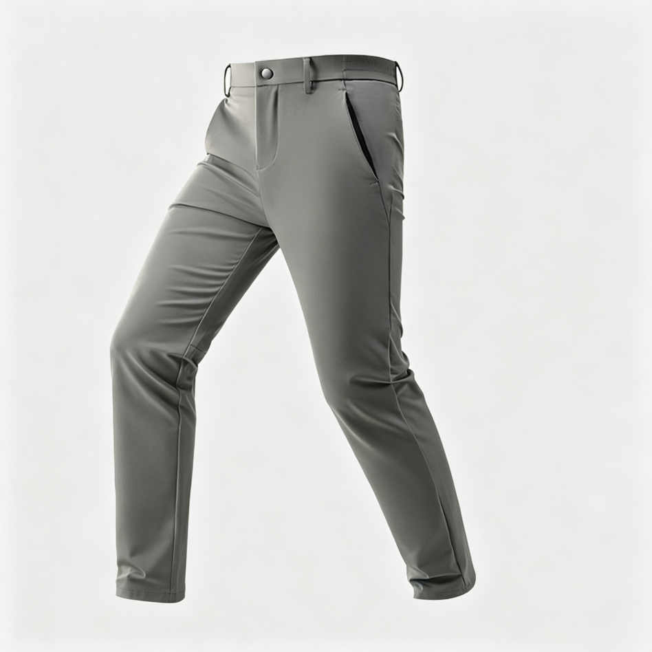 WENHOUU Waterproof Softshell Hiking Pants, Lightweight Breathable Commuter Trousers for Men