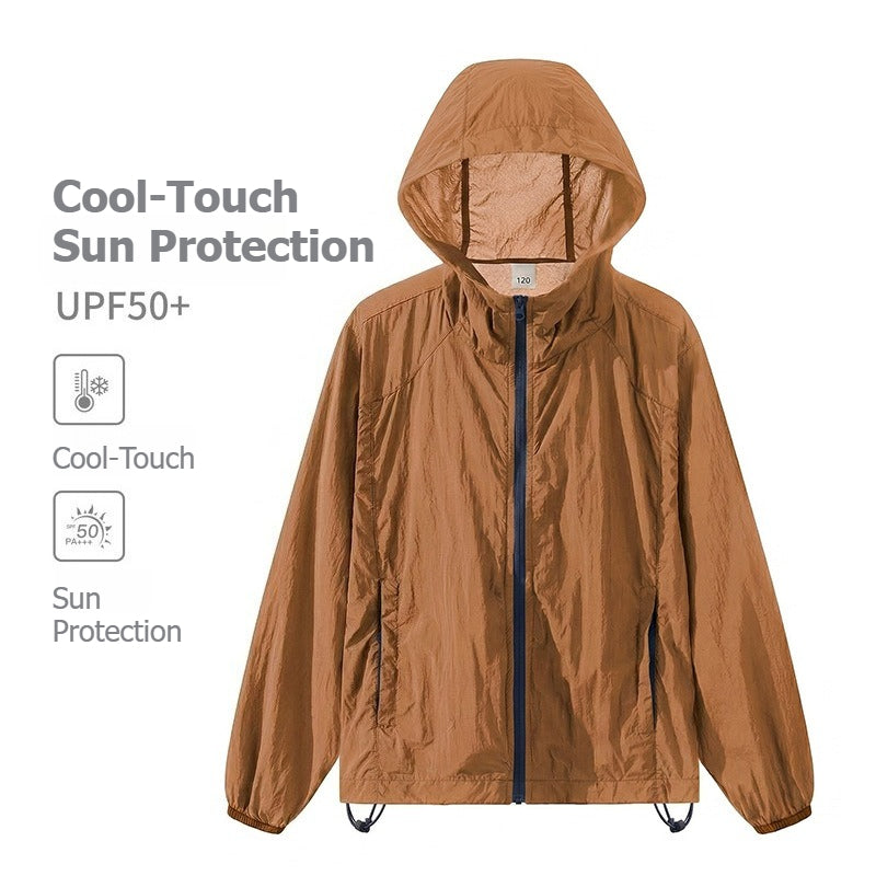 Wenhouu Family Sun Protection Jacket, Women Kids Summer Lightweight Breathable Outerwear