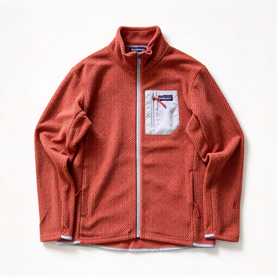 Patagonia R1 Air Full-Zip Jacket, Warm Breathable Grid Fleece Coat