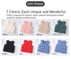 Children wear down cotton vests on both sides, autumn and winter babies wear vests inside and outside, Korean version of men's and women's children's thermal vest