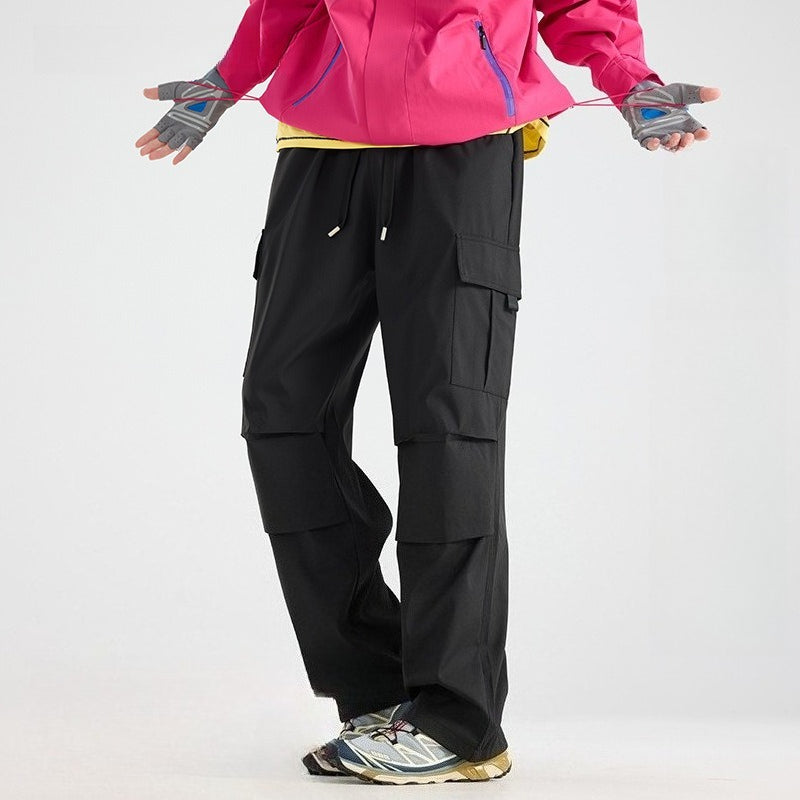 Unisex Windproof Waterproof Scratch‑Resistant Straight‑Leg Outdoor Cargo Pants